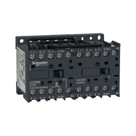 3P Reversing Contactor 12A AC3 | 5.5kW Power Rating | 1NC Auxiliary Contact | by Clipsal