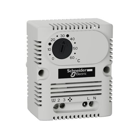 Thermostat with Inverse Contact | 230V AC | SPDT Output | Compact Design | @Pack of 1 | by Clipsal