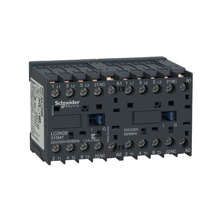 3P Reversing Contactor 9A AC3 | 4kW Power Rating | 48VAC Coil Voltage | Compact Design | @Pack of 1 | by Clipsal