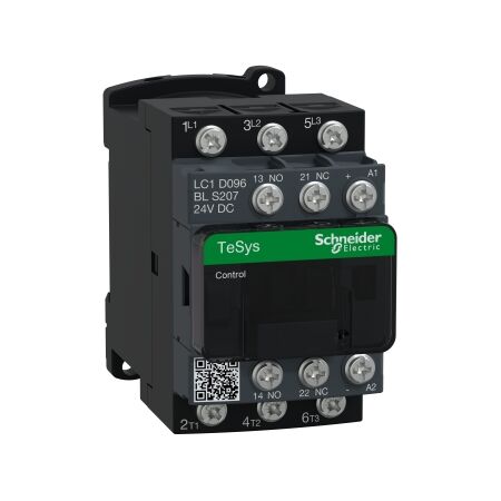 3P Contactor 9A AC3 4kW | 24V DC Coil | 1NO & 1NC Contacts | @Pack of 1 | by Clipsal