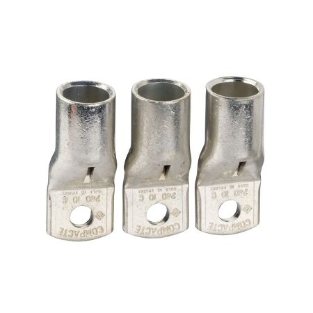 3 CU 240MM² Crimp Lugs | High Conductivity Copper | Tin-Plated Finish | @Pack of 1 | by Clipsal