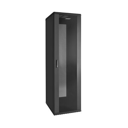 Network Cabinet 45RU Complete | Lockable Doors | Powder-Coated Steel | Adjustable Rails | @Pack of 1 | by Clipsal