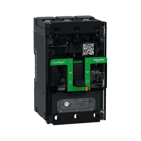 NSXm160F 36kA AC 3P 160A TMD Busbar | Thermal Magnetic Protection | Compact NSXm Frame | by Clipsal