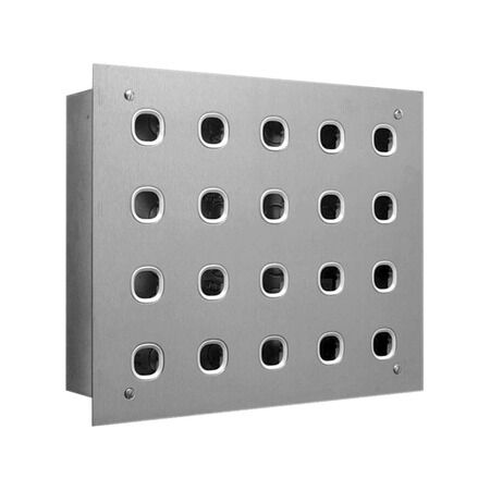 20 Gang Stainless Steel Switch | 10A Current Rating | IP20 Rated | by Clipsal