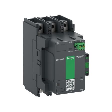 TeSys Giga 185A 3 Pole Contactor | 100-250V AC/DC | High Breaking Capacity | Robust Design | @Pack of 1 | by Clipsal