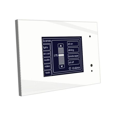 Touch Screen MK2 B&W C/W Logic | Monochrome LCD | Customisable Interface | C-Bus Compatible | @Pack of 1 | by Clipsal