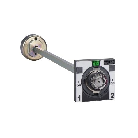 Extended Front Rotary Handle | Padlockable Safety Feature | Durable Black/Red Design | @Pack of 1 | by Clipsal