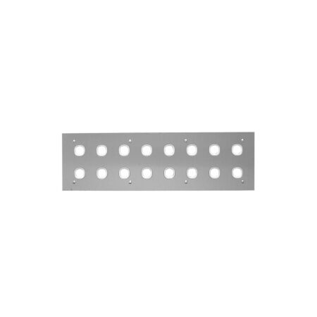 16 Gang Switch Panel | 2 Rows of 8 | 10A Rated Current | IP20 Indoor Use | @Pack of 1 | by Clipsal