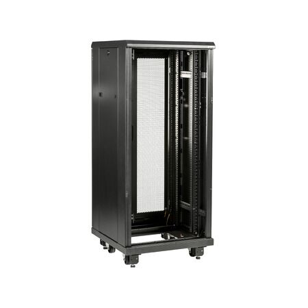 27RU Data Cabinet | Powder-Coated Steel | Tempered Glass Door | Adjustable Rails | @Pack of 1 | by Clipsal