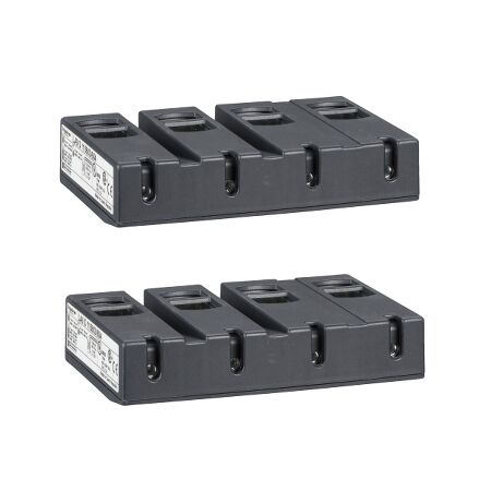 Set of 2 Terminal Blocks | 600V Rated | 15A Current | Durable Insulating Plastic | @Pack of 1 | by Clipsal