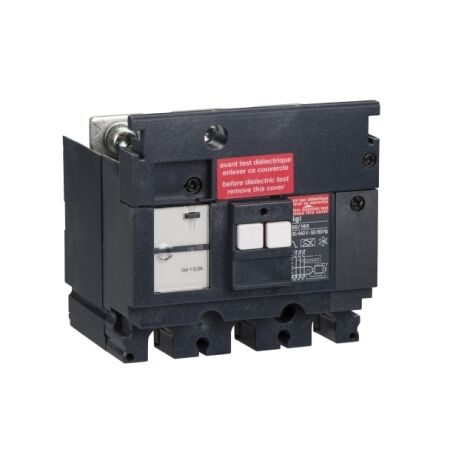3P Earth Leakage Module | 200-440V AC | 0.3A Sensitivity | DIN Rail Mount | @Pack of 1 | by Clipsal