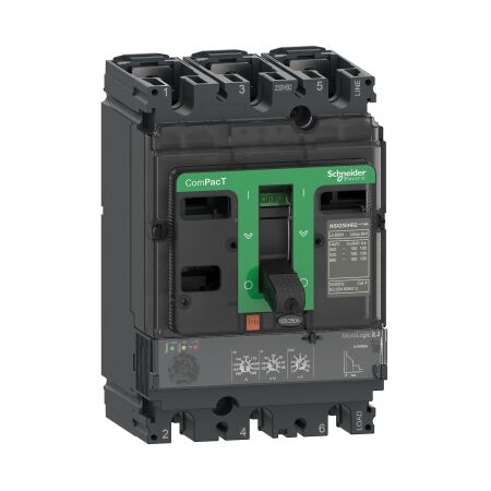 NSX250N Circuit Breaker | 50kA Breaking Capacity | 250A Rated Current | 3 Pole Configuration | @Pack of 1 | by Clipsal
