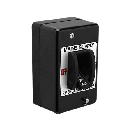 100A Change Over Switch | Manual Operation | IP65 Weatherproof | 4 Pole | @Pack of 1 | by Clipsal