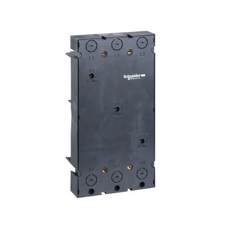 PLATINE Compact NSX 400-630 3P Mounting Plate | High-Strength Steel | Corrosion-Resistant Coating | by Clipsal