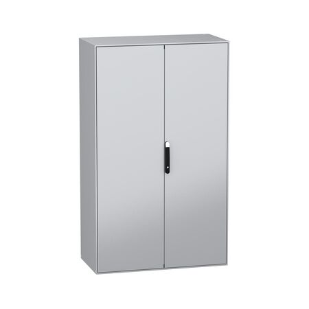 SM w/mount plate 2D Switchboard Enclosure | IP42 Rated | Double Door Design | Powder-Coated Steel | @Pack of 1 | by Clipsal