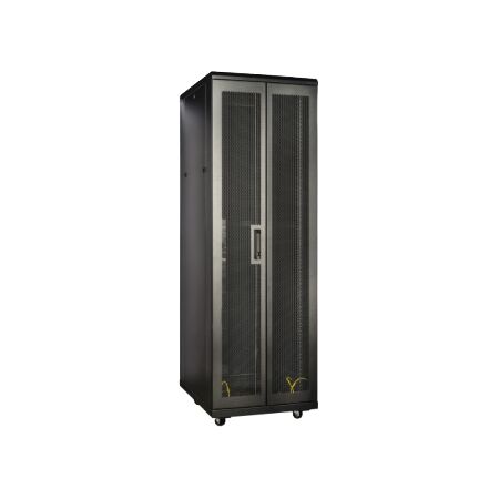 Network Cabinet 39RU Complete | Lockable Doors | Powder-Coated Steel | Adjustable Rails | @Pack of 1 | by Clipsal