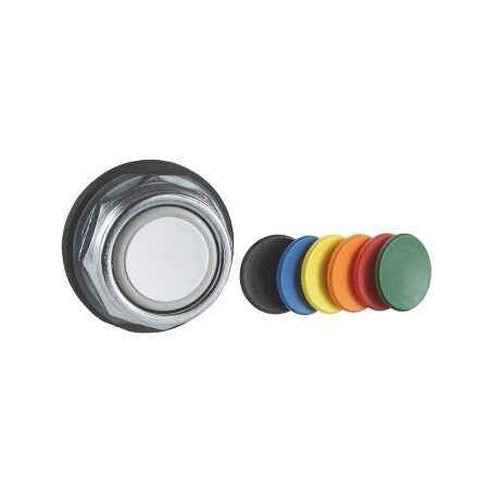 30mm Time Delay Pushbutton | Robust Construction | Red Actuator | 1 NO Contact | @Pack of 1 | by Clipsal