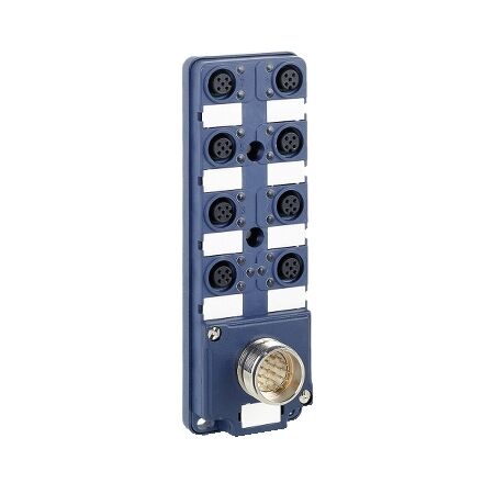 8Way Module M12 L10M LED | 8-Port Signal Distribution | IP67 Rated | Integrated LED Indicators | @Pack of 1 | by Clipsal