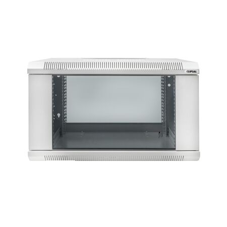 Wall Cabinet 6RU 600x500 | Lockable Glass Door | Ventilated Design | Powder-Coated Steel | @Pack of 1 | by Clipsal
