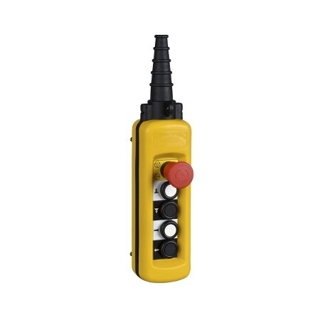 Pendant Station XACA 4 Push Button | IP65 Rated | Ergonomic Design | 4 Buttons | @Pack of 1 | by Clipsal
