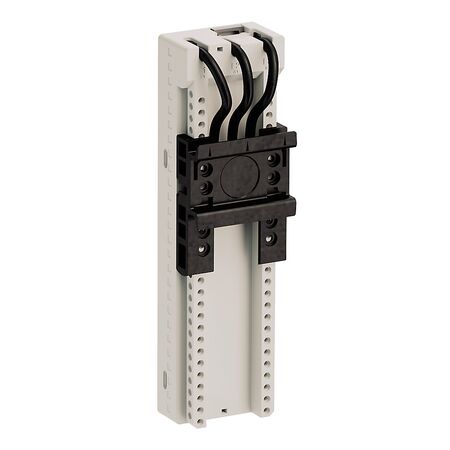 BUSBAR ADAPTER 3P 45mm ADJUSTABLE RAIL 25A