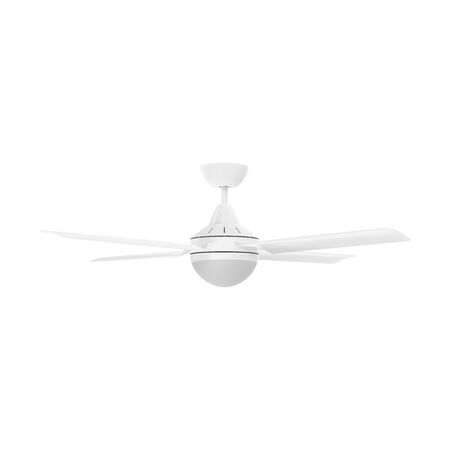 CAIRNS 48" ABS AC CEILING FAN W/ 2 x B22 LIGHT - WHITE