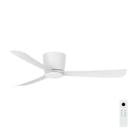 COSTA 52" DC HUGGER CEILING FAN - WHITE