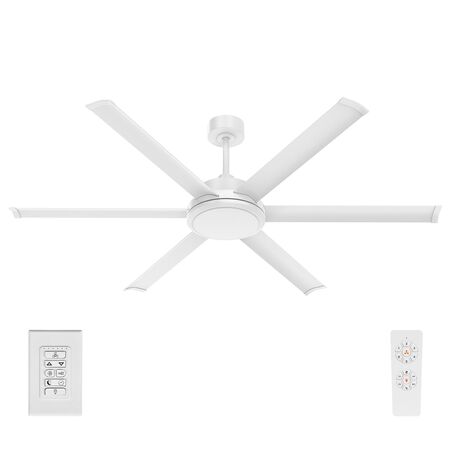 COLOSSUS II 65" DC CEILING FAN6 BLADE - WHITE