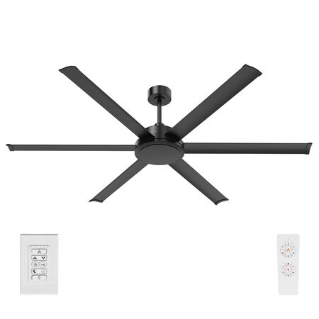COLOSSUS II 72" DC CEILING FAN6 BLADE - BLACK