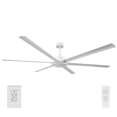 COLOSSUS II 84" DC CEILING FAN6 BLADE - WHITE