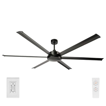 COLOSSUS II 120" DC CEILING FAN 6 BLADE - BLACK