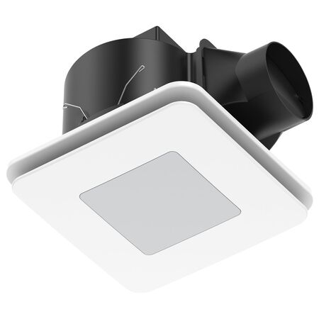 BLIZZARD 330 DC SQUARE EXHAUST FAN CCT LED - WHITE