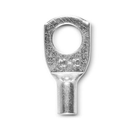 Crimp Lug CU STD Non-Insulated 6mm² M10 Stud | High Conductivity Copper | Electro-Tinned Finish | by Alco