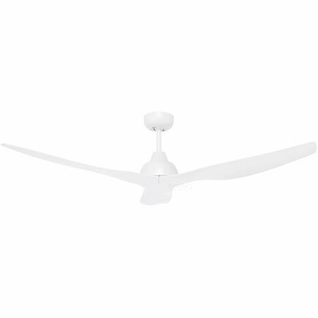 BAHAMA 52" CEILING FAN - WHITE W/ WHITE FINISH BLADES