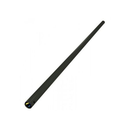 FAN EXTENSION ROD - 900MM W/ LOOM, BLACK