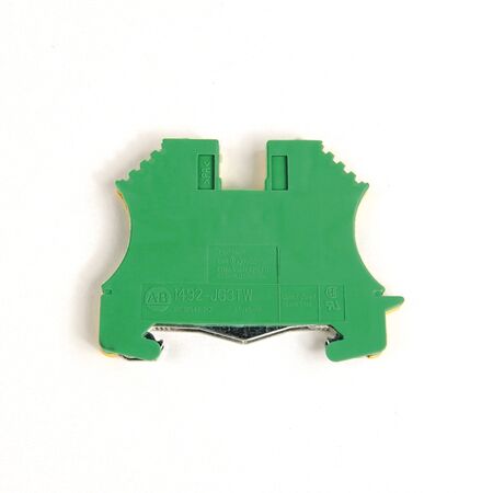 SCREW TERMINAL EARTH 35mm 1 CONDUCTOR GREEN/YELLOW