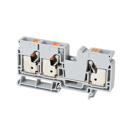 PUSH-IN TERM 16mm 1 LVL 3 CONN BLUE