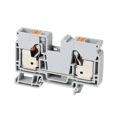PUSH-IN TERM 16mm 1 LVL 2 CONN BLACK