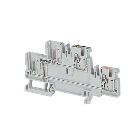 PUSH-IN TERM 2.5mm 2 LVL CONNECTED 2 CONN BLUE