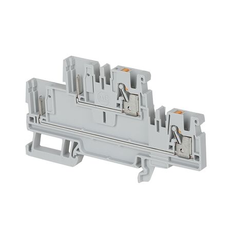 PUSH-IN TERM 2.5mm 2 LVL 2 CONN BLUE