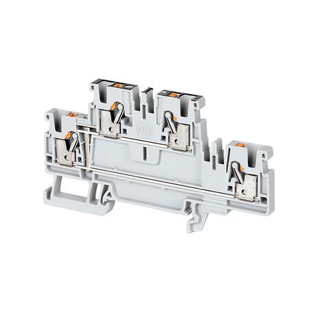 PUSH-IN TERM 2.5mm 2 LVL 4 CONN BLACK