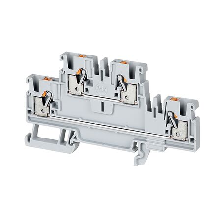 PUSH-IN TERM 2.5mm 2 LVL 4 CONN GREEN