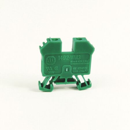 TERMINAL BLOCK 1 CONDUCTOR 2.5mm YELLOW