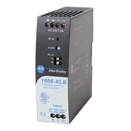 POWER SUPPLY 1PH 85-132V AC/170-264V AC TO 24-28V DC 120W 5A