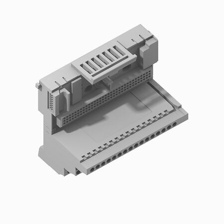 FLEX I/O TERMINAL BASE FOR 32 POINT MODULE CAGE CLAMP CC