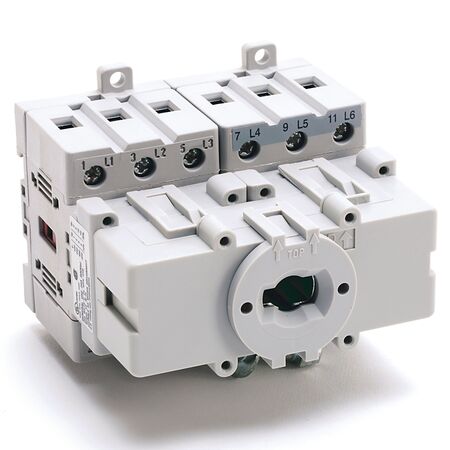 LBS BASE/DIN OFF-ON TYPE N ACT R/Y 3P 25A