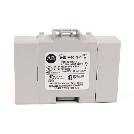 LBS BASE/DIN CHANGEOVER 1-0-2 3P 40A