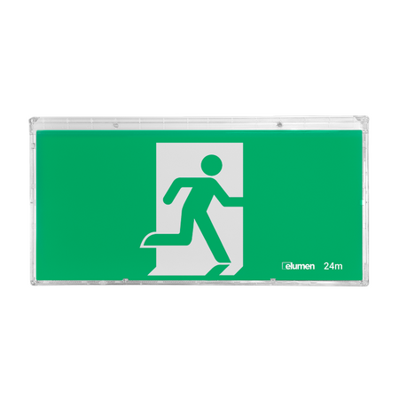 Green Replacement Exit Sign Decal (Blade Type)