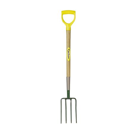 Forged Cottage Dee Handle Fork Steel Head Comfortable Hardwood Grip Repelec