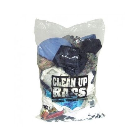 General Purpose Fleecy Waste Rags 15kg Bulk Pack Highly Absorbent & Low Lint Repelec